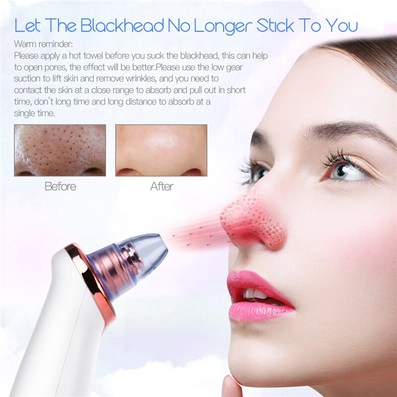 Vacuum Blackhead Remover Pimple Acne Removal Tool Skin Care Pore