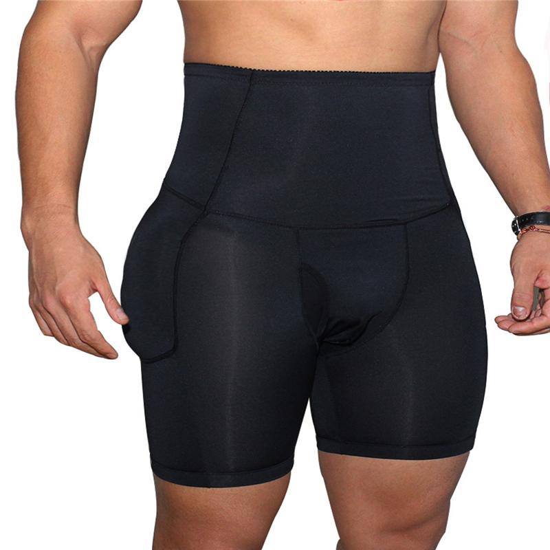 High Butt Waist Body Shaper Men Plus Size Shaperwear Booty Lifter With