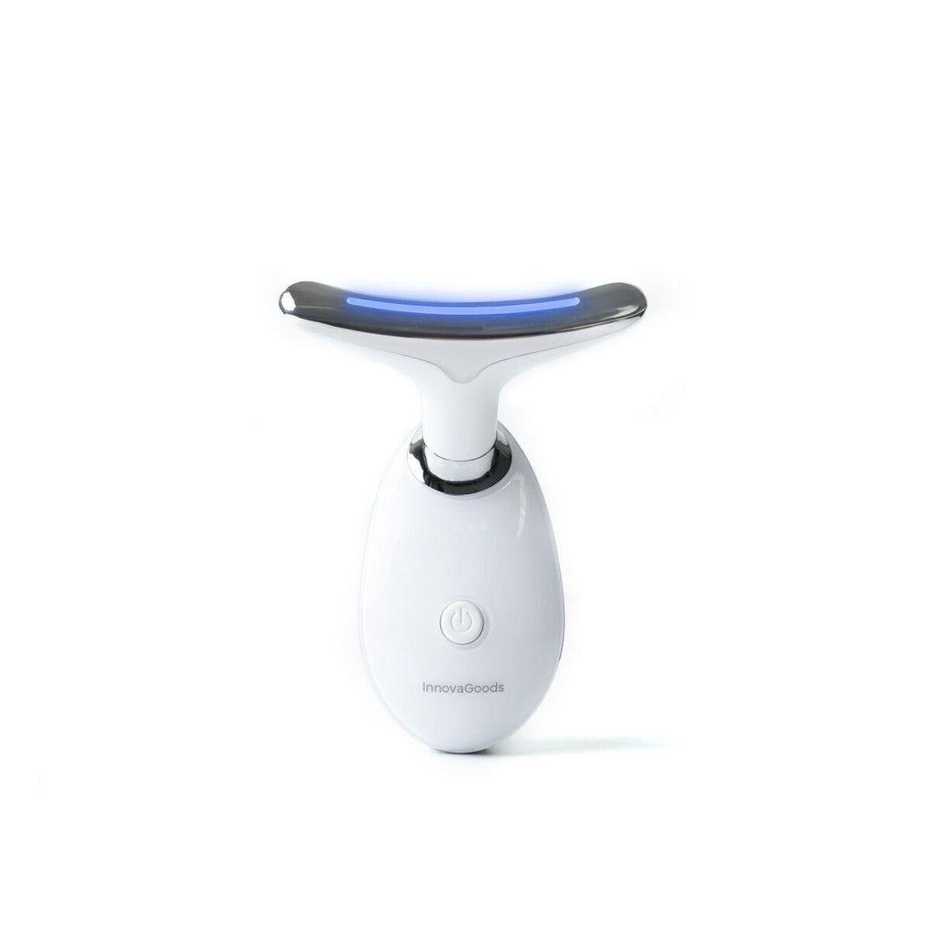 Electric Facial Firming Massager for Face and Neck with LED, EMS, and